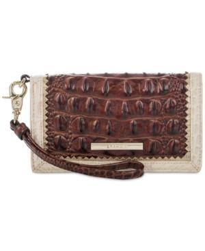 Brahmin Debra Pecan Soriano Wristlet Wallet