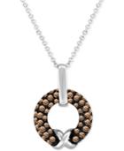 Le Vian Chocolatier Chocolate Diamond Pendant Necklace (5/8 Ct. T.w.) In 14k White Gold