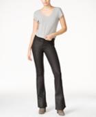 Dl 1961 Heather Coated Oilslick Wash Flared Jeans