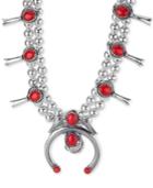 Coral Statement Necklace (27-1/5 Ct. T.w.) In Sterling Silver
