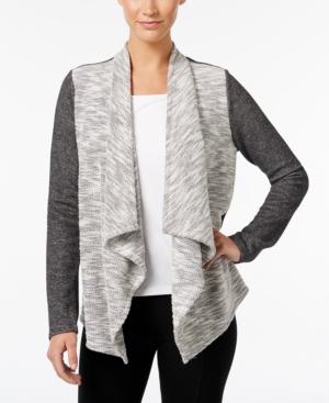 Style & Co. Draped Knit Jacket, Only At Macy's