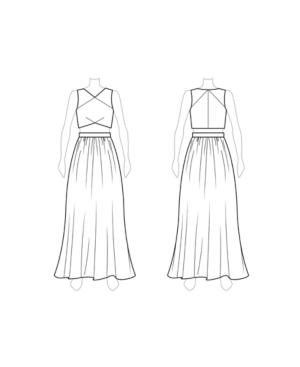 Fame And Partners 2-pc. Dress With Straight Skirt
