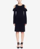 Catherine Catherine Malandrino Brigid Cold-shoulder Sweater Dress