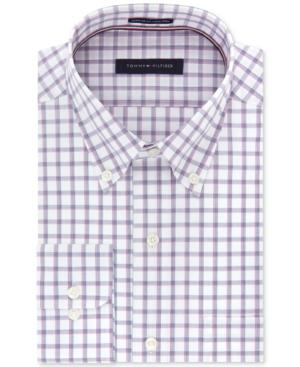 Tommy Hilfiger Men's Classic/regular Fit Non-iron Stripe Dress Shirt