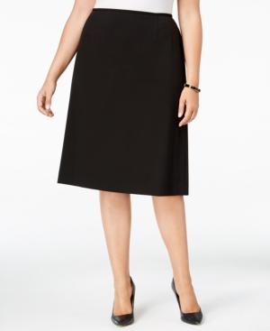 Tahari Asl Plus Size Bi-stretch Pencil Skirt