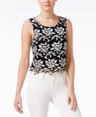 Bar Iii Crochet-lace Top, Only At Macy's