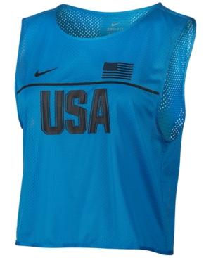 Nike Team Usa Dri-fit Mesh Cropped Tank Top