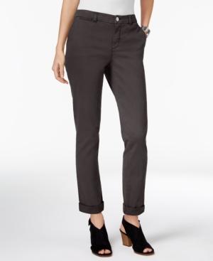 Style & Co. Petite Chino Boyfriend Pants, Only At Macy's