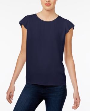 Maison Jules Flutter-sleeve Top, Created For Macy's
