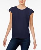 Maison Jules Flutter-sleeve Top, Created For Macy's