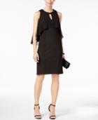 Sl Fashions Embellished Popover Scuba Dress