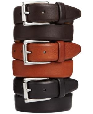 Cole Haan Burnished Edge Roller-buckle Belt