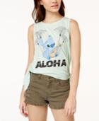 Freeze 24-7 Juniors' Stitch Aloha Side-tie T-shirt