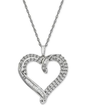 Diamond Heart Pendant Necklace (1 Ct. T.w.)