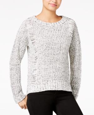 One Hart Juniors' Cuffed-sleeve Sweater