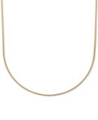 20 Italian Gold Rounded Snake Chain Necklace In 14k Gold