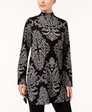 Style & Co Cotton Mock-neck Tunic Sweater, Created For Macy's