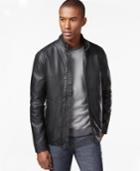 Inc International Concepts Faux-leather Moto Jacket, Only At Macy's