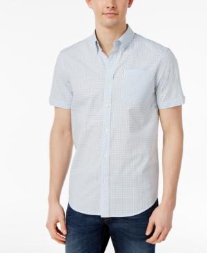 Ben Sherman Men's Basket-weave Classic-fit Button-down Shirt