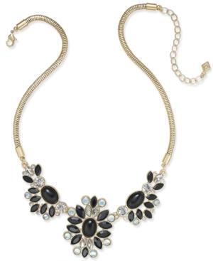Vera Bradley Gold-tone Crystal Glitz Statement Necklace