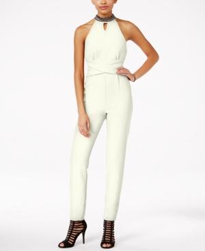 Xoxo Juniors' Embellished Cutout Jumpsuit