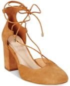 Aldo Women's Franceska Lace-up Block-heel Pumps Women's Shoes