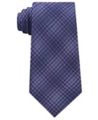 Calvin Klein Men's Hi Rise Grid Silk Tie