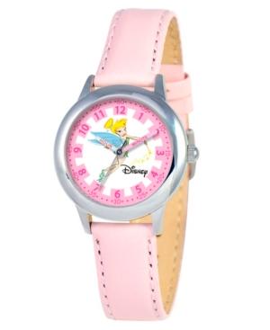 Disney Tinker Bell Girls' Stainless Steel Time Teacher Watch