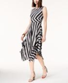Inc International Concepts Striped Handkerchief Hem Dress, Created For Macy's