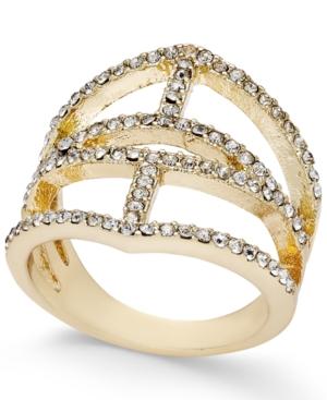 Inc International Concepts Gold-tone Pave Ring, Only At Macy's