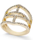 Inc International Concepts Gold-tone Pave Ring, Only At Macy's