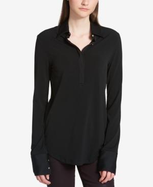 Dkny Half-placket Shirt