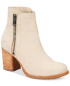 Frye Women's Addie Double-zip Block-heel Booties Women's Shoes