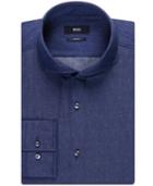 Boss Men's Slim-fit Denim Dress Shirt