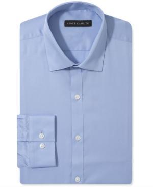 Vince Camuto Dress Shirt, Slim-fit Sateen Long-sleeved Shirt