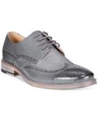 Bar Iii Striker Mixed Media Wingtip Oxfords, Only At Macy's Men's Shoes