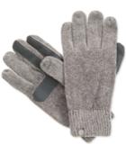 Isotoner Signature Chenille Knit Palm Smartouch Tech Gloves