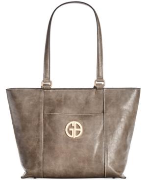 Giani Bernini Glazed Tote, Created For Macy's