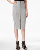 Material Girl Juniors' Striped Midi Pencil Skirt, Only At Macy's