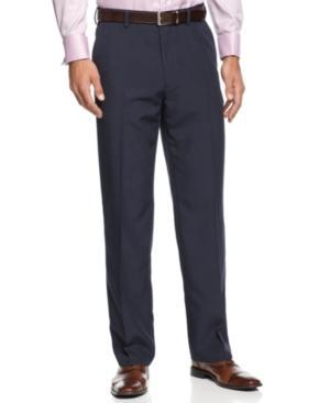 Haggar Pants, Flat Front Eclo Tonal Tic Weave Pants