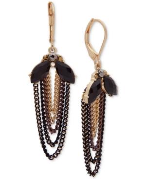 Lonna & Lilly Two-tone Chain Drop Earrings