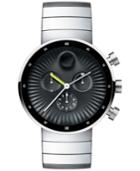 Movado Men's Swiss Chronograph Edge Stainless Steel Bracelet Watch 42mm 3680009