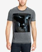 William Rast Men's Mixed Camo T-shirt