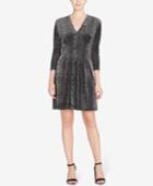 Catherine Catherine Malandrino Velvet Snake-embossed Dress