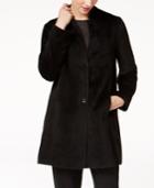 Eileen Fisher Alpaca Wool Blend Notch-collar Car Coat