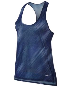 Nike Breathe Printed T-back Running Tank Top