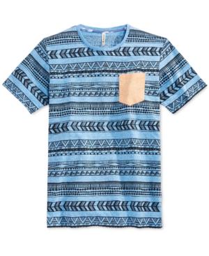 Univibe Men's Miami Aztec Print T-shirt