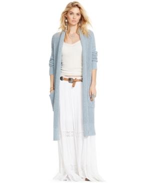 Denim & Supply Ralph Lauren Crochet-inset Tiered Maxiskirt