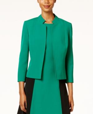 Kasper Stretch-crepe Piped Jacket