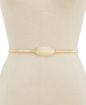 I.n.c. Oval Chain Stretch Belt, Created For Macy's
